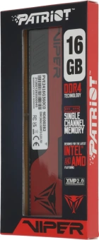 Память DDR4 16GB 3600MHz Patriot PVE2416G360C0 Viper Elite II RTL Gaming PC4-28800 CL20 DIMM 288-pin 1.35В с радиатором Ret - купить недорого с доставкой в интернет-магазине
