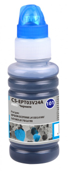 Чернила Cactus CS-EPT03V24A 101C голубой 70мл для Epson L4150/L4160/L6160/L6170 - купить недорого с доставкой в интернет-магазине