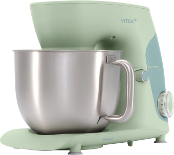 Миксер планетарный Vitek VT-PM0330 1800Вт фисташковый - купить недорого с доставкой в интернет-магазине