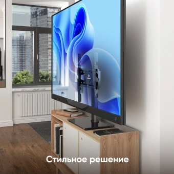 Подставка для телевизора Onkron PT4 черный 26"-55" макс.35кг настольный фиксированный - купить недорого с доставкой в интернет-магазине