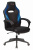 Кресло игровое Zombie VIKING 3 AERO черный/синий ткань/эко.кожа крестов. пластик - купить недорого с доставкой в интернет-магазине