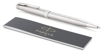 Ручка шариков. Parker Sonnet Core K526 (CW1931512) Stainless Steel CT M черн. черн. подар.кор. - купить недорого с доставкой в интернет-магазине