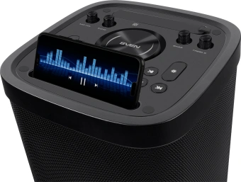 Колонка порт. Sven АС PS-930 черный 150W 1.0 BT/3.5Jack 7200mAh (SV-022402) - купить недорого с доставкой в интернет-магазине