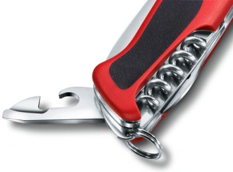 Нож перочинный Victorinox RangerGrip 61 (0.9553.MC) 130мм 11функц. красный/черный карт.коробка - купить недорого с доставкой в интернет-магазине