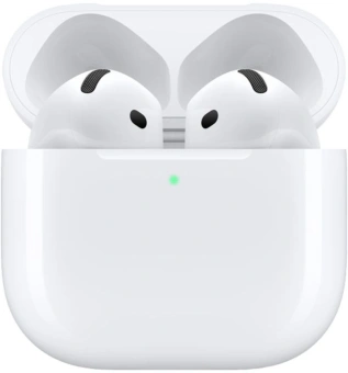 Гарнитура вкладыши Apple A3050,A3053,A3058 AirPods 4 белый беспроводные bluetooth в ушной раковине (MXP63LL/A) - купить недорого с доставкой в интернет-магазине