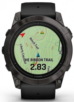 Смарт-часы Garmin Epix Pro gen.2 51мм 1.4" AMOLED корп.серый рем.черный (010-02804-21) - купить недорого с доставкой в интернет-магазине