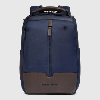 Рюкзак мужской Piquadro Marcel CA6823W138/BLUTM синий/коричневый ткань/натур.кожа - купить недорого с доставкой в интернет-магазине