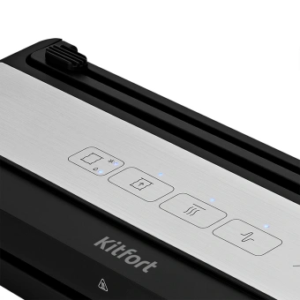 Вакуумный упаковщик Kitfort КТ-1533 110Вт 0.65Бар шир.пак.:29см черный/серебристый - купить недорого с доставкой в интернет-магазине