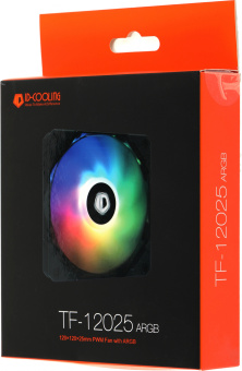 Вентилятор для корпуса ID-Cooling TF-12025 ARGB 120х120x25 черный 4-pin 31дБ (TF-12025-ARGB) Ret - цена, купить или заказать с доставкой в интернет-магазине Вентилятор для корпуса ID-Cooling TF-12025 ARGB 120х120x25 черный 4-pin 31дБ (TF-12025-ARGB) Ret - купить недорого с доставкой в интернет-магазине