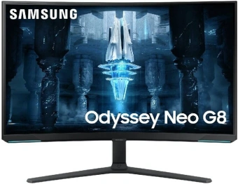 Монитор Samsung 32" Odyssey Neo G8 S32BG850NMXUE белый VA LED 1ms 16:9 HDMI полуматовая HAS Piv 350cd 178гр/178гр 3840x2160 240Hz DP 4K USB 8.9кг - купить недорого с доставкой в интернет-магазине
