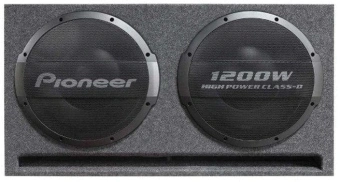 Сабвуфер автомобильный Pioneer TS-WX1220AH 1000Вт активный (30см/12") - купить недорого с доставкой в интернет-магазине