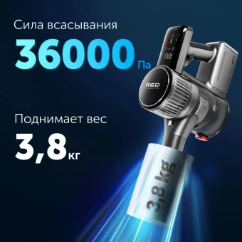 Пылесос ручной Red Solution V3080 450Вт серый - купить недорого с доставкой в интернет-магазине