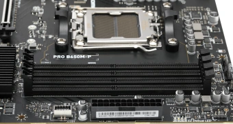 Материнская плата MSI PRO B650M-P SocketAM5 AMD B650 4xDDR5 mATX AC`97 8ch(7.1) 2.5Gg RAID+VGA+HDMI+DP - купить недорого с доставкой в интернет-магазине