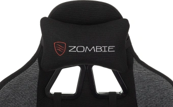 Кресло игровое Zombie Carry черный/серый с подголов. крестов. пластик пластик черный - купить недорого с доставкой в интернет-магазине