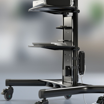 Крепление универсальное Onkron APP-1881 черный напольный мобильный - купить недорого с доставкой в интернет-магазине