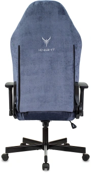 Кресло игровое Knight N1 Fabric синий Light-27 с подголов. крестов. металл - купить недорого с доставкой в интернет-магазине