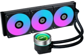 Система водяного охлаждения Lian-Li Galahad II Trinity 360 ARGB Soc-AM5/AM4/1200/1700/1851 черный30dB Al+Cu 280W Ret (G89.GA2T36B.00) - купить недорого с доставкой в интернет-магазине