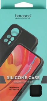 Чехол (клип-кейс) BoraSCO для Xiaomi Redmi 13C Silicone Case черный (72839) - купить недорого с доставкой в интернет-магазине