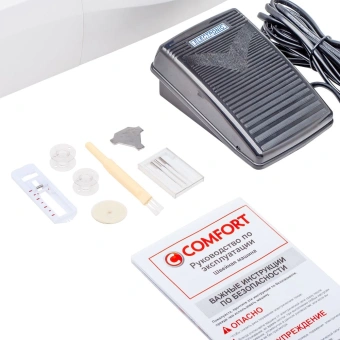 Швейная машина Comfort 120 белый/фиолетовый - купить недорого с доставкой в интернет-магазине