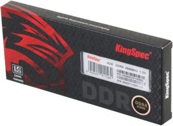 Память DDR4 8GB 2666MHz Kingspec KS2666D4P12008G RTL PC4-21300 CL18 DIMM 288-pin 1.2В single rank Ret - купить недорого с доставкой в интернет-магазине