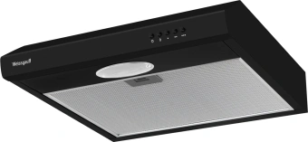 Вытяжка козырьковая Weissgauff Cover 50 черный управление: кнопочное - купить недорого с доставкой в интернет-магазине