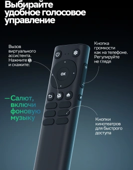 Телевизор LED Sber 32" SDX-32H3113 Салют ТВ Frameless черный HD 60Hz DVB-T DVB-T2 DVB-C DVB-S DVB-S2 USB WiFi Smart TV - купить недорого с доставкой в интернет-магазине