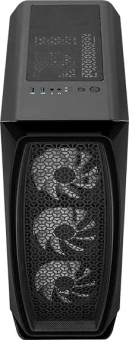 Корпус Aerocool Aero One Frost-G-BK-v1 черный без БП ATX 4x120mm 2x140mm 2xUSB3.0 audio bott PSU - купить недорого с доставкой в интернет-магазине
