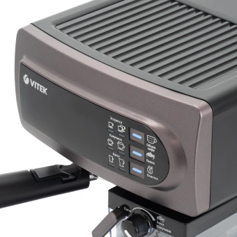 Кофеварка рожковая Vitek VT-1517 VT 1238Вт фиолетовый - купить недорого с доставкой в интернет-магазине