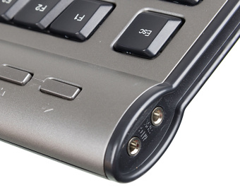 Клавиатура A4Tech KLS-7MUU серебристый/черный USB slim Multimedia (KLS-7MUU USB) кабель 1.5м - купить недорого с доставкой в интернет-магазине