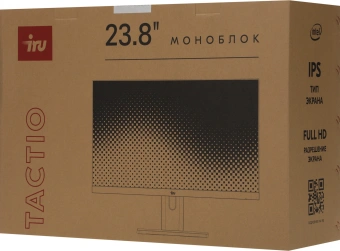 Моноблок IRU Tactio 23.8" Full HD i5 12450H (2) 32Gb SSD1Tb UHDG без ОС GbitEth WiFi BT 90W Cam черный 1920x1080 - купить недорого с доставкой в интернет-магазине