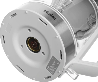 Чайник электрический Haier HK-500 1.7л. 2200Вт серый/белый корпус: стекло/пластик (TD0029955RU) - купить недорого с доставкой в интернет-магазине