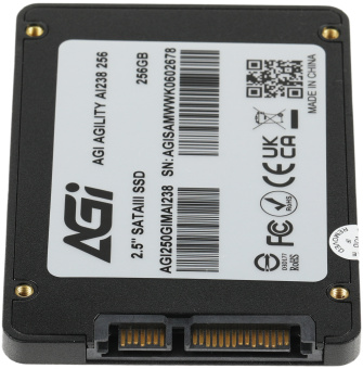 Накопитель SSD AGi SATA-III 256GB AGI250GIMAI238-CB AI238 2.5" - купить недорого с доставкой в интернет-магазине