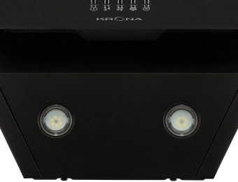 Вытяжка каминная Krona Helga 600 PB черный управление: кнопочное (1 мотор) - купить недорого с доставкой в интернет-магазине