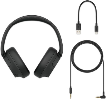 Гарнитура накладные Sony WH-CH720N 1.2м черный беспроводные bluetooth оголовье (WH-CH720N/BC) - купить недорого с доставкой в интернет-магазине