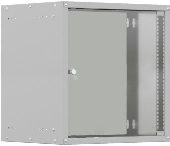 Шкаф коммутационный NTSS Lime (NTSS-WL9U5560GS) настенный 9U 550x600мм пер.дв.стекл несъемн.бок.пан. 30кг серый 520мм 15.6кг 110град. 500мм IP20 сталь - купить недорого с доставкой в интернет-магазине