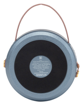 Колонка порт. Hyundai H-PAC520 синий 8W 1.0 BT/3.5Jack 10м 2200mAh - купить недорого с доставкой в интернет-магазине