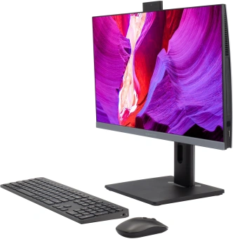 Моноблок Digma Pro Unity 23.8" Full HD i5 13500HX (2.5) 16Gb SSD512Gb UHDG 730 CR Windows 11 Pro GbitEth WiFi BT 90W клавиатура мышь Cam серый/черный 1920x1080 - купить недорого с доставкой в интернет-магазине