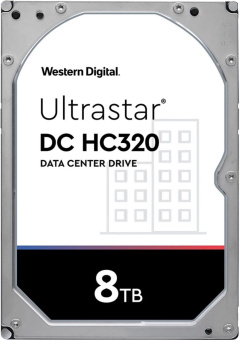 Жесткий диск WD SAS 3.0 8TB 0B36453 HUS728T8TAL5204 Server Ultrastar DC HC320 512E (7200rpm) 256Mb 3.5" - купить недорого с доставкой в интернет-магазине