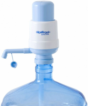 Помпа для 19л бутыли Hotfrost A6 механический голубой/серый картон - купить недорого с доставкой в интернет-магазине