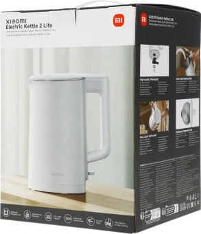 Чайник электрический Xiaomi 2 Lite EU 1.5л. 1500Вт белый корпус: металл/пластик (BHR9036EU) - купить недорого с доставкой в интернет-магазине