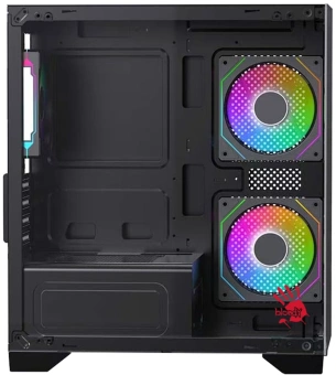 Корпус Bloody BD-CC103F черный без БП mATX 7x120mm 1xUSB2.0 1xUSB3.0 audio bott PSU - купить недорого с доставкой в интернет-магазине