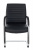 Кресло Бюрократ T-8010N-LOW-V черный Leather Black эко.кожа низк.спин. полозья металл хром - купить недорого с доставкой в интернет-магазине