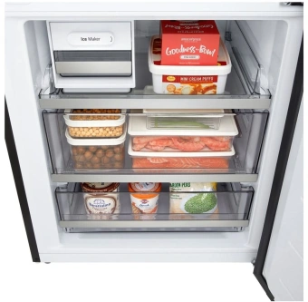 Холодильник LG GC-B640FTBM 2-хкамерн. черный инвертер - купить недорого с доставкой в интернет-магазине