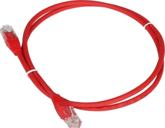 Патч-корд Lanmaster TWT-45-45-0.15-RD RJ-45 вил.-вилка RJ-45 кат.5E 0.15м красный ПВХ (уп.:1шт) - купить недорого с доставкой в интернет-магазине