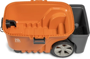 Строительный пылесос Daewoo DAVC 2000S 1500Вт (уборка: сухая/влажная/выдув/сбор воды) оранжевый - купить недорого с доставкой в интернет-магазине