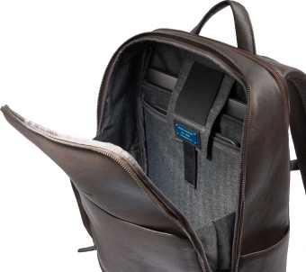 Рюкзак мужской Piquadro Black Square CA6503B3/TM темно-коричневый натур.кожа - купить недорого с доставкой в интернет-магазине