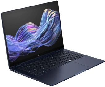 Ноутбук HP EliteBook X Flip G1i Core Ultra 7 258V 32Gb SSD1Tb Intel Arc 14" OLED Touch WUXGA (2880x1800) Windows 11 Pro 64 dk.blue WiFi BT Cam (BA0C9ET) - купить недорого с доставкой в интернет-магазине