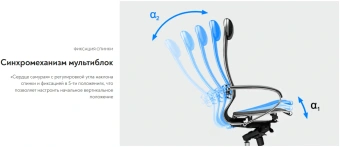 Кресло Метта Samurai KL-1 черный сиденье черный экокожа с подголов. крестов. металл хром - купить недорого с доставкой в интернет-магазине
