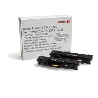 Картридж лазерный Xerox 106R02782 черный двойная упак. (6000стр.) для Xerox Phaser 3052/3260 WC 3215/3225 - купить недорого с доставкой в интернет-магазине