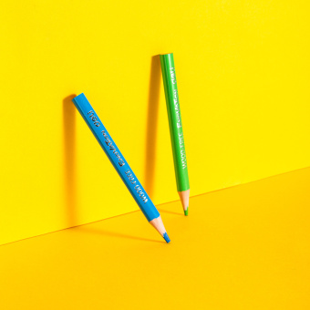 Карандаши цв. Deli EC114-12 Enovation трехгран. пластик 12цв. коробка/европод. (12шт) - купить недорого с доставкой в интернет-магазине